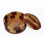 Brown Color - Wooden Casserole