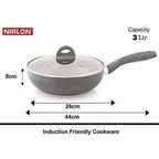 Ceramic Aluminium Kadhai Grey