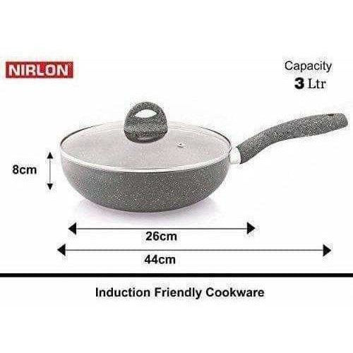 Ceramic Aluminium Kadhai Grey Main Image