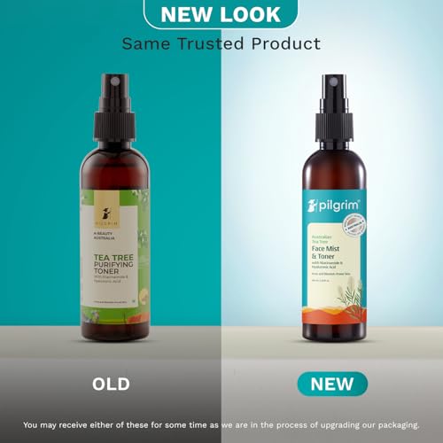 Pilgrim Tea Tree & 2% Niacinamide Face Toner For Oily Skin, Acne & Blemish Prone Skin, Pore Cleansing & Glowing Skin Main Image