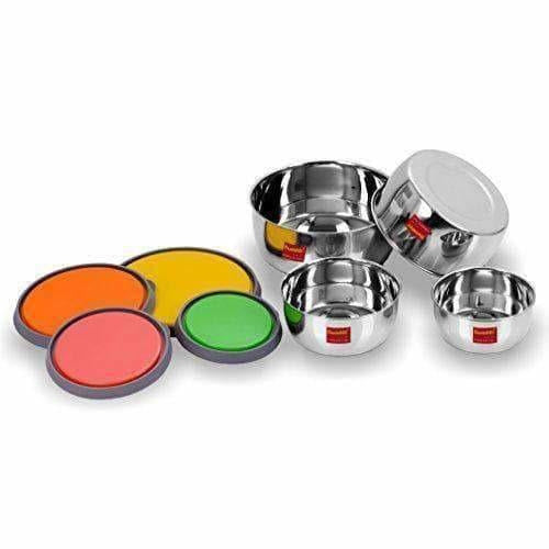 Stainless Steel Food Storage Airtight & Leak Proof -  Set  of 4 Containers