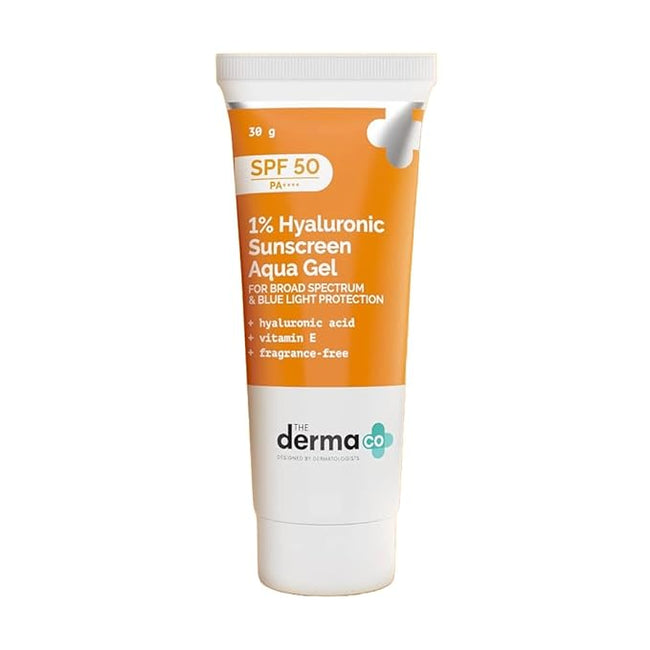 The Derma Co 1% Hyaluronic Sunscreen Aqua Gel Hover Image