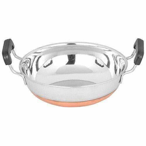 Stainless Steel  Cookware -  Along With Copper Bottom - Set of 5 Pieces