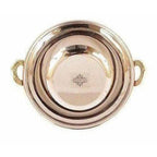 Steel Copper Kadai Bowl - 1000 ML