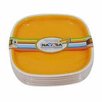 Square Quarter Plate - Set of 6