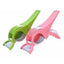 Plastic Vegetable Cutter with Peeler, Set of 2, Multicolour