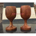 Handmade Sheesham Wooden Glass