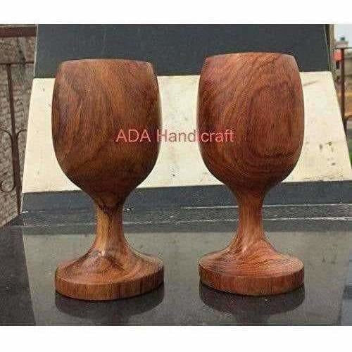 Handmade Sheesham Wooden Glass
