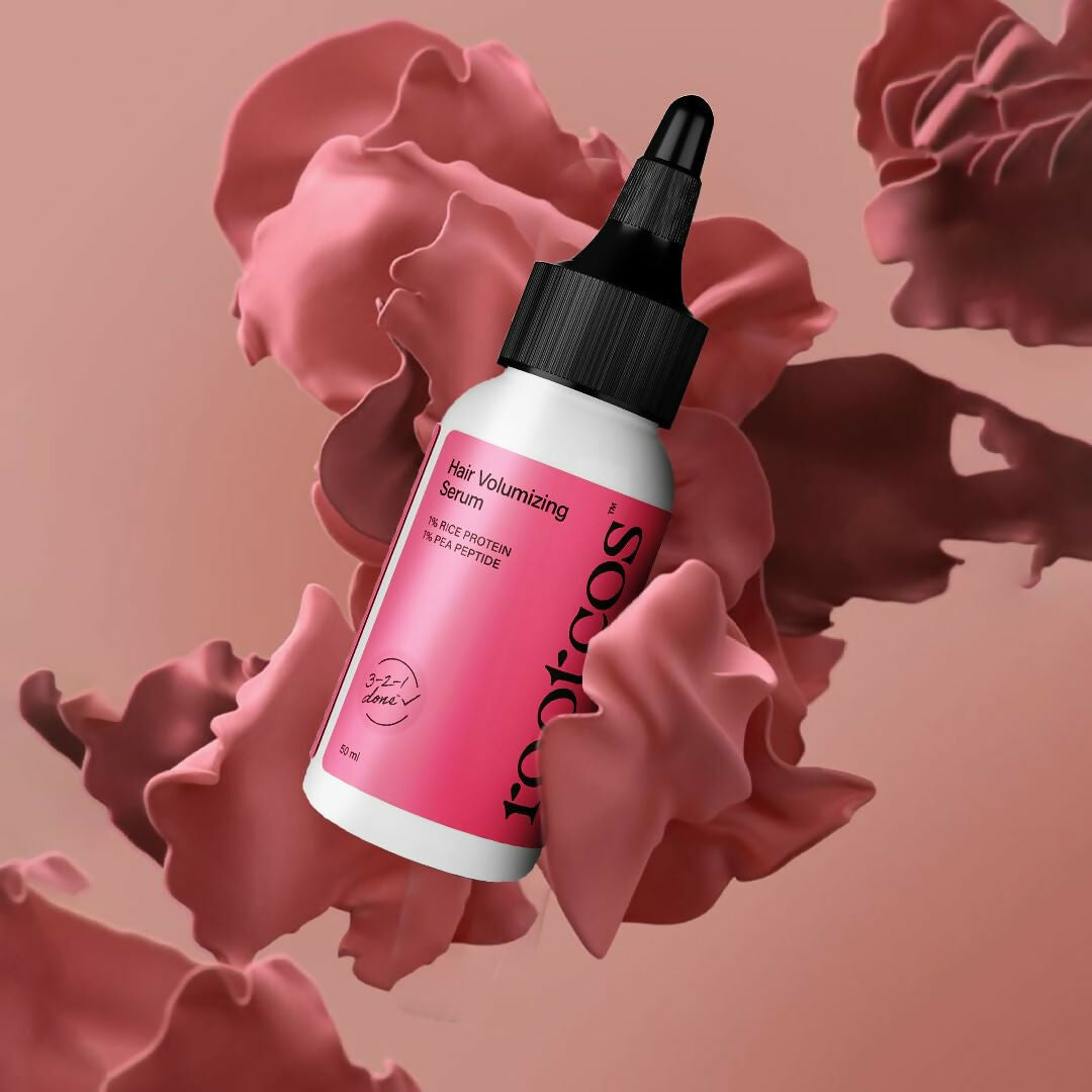 Rootcos Peptide Hair Volumizing Serum with Rice Protein