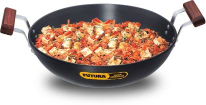 Hawkins Futura Hard Anodised Kadhai 14.5 cm Diameter 4 L (AK40) Hover Image