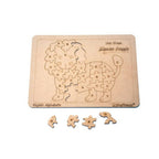 Kraftsman English Alphabets Wooden Jigsaw Puzzles Lion Shape Puzzle | Color Kit Included