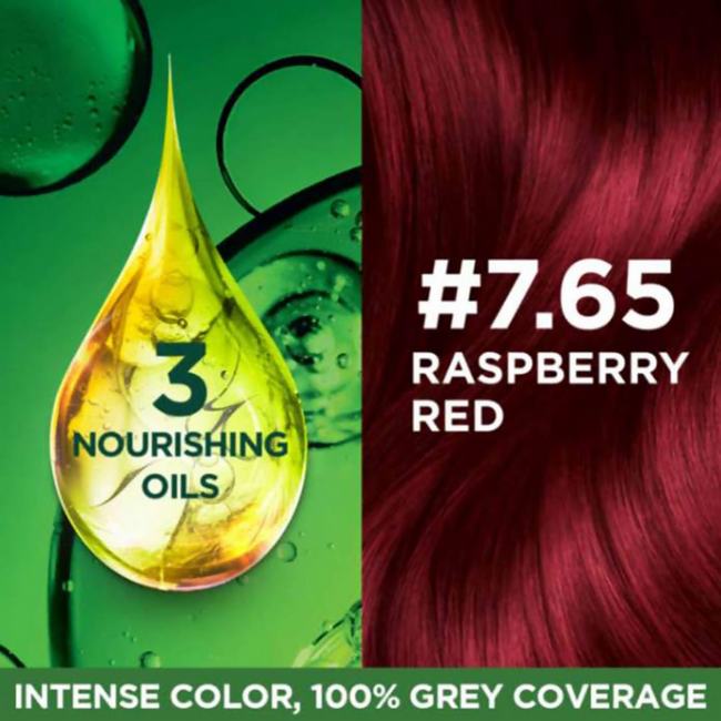 Garnier Color Naturals Ultra Hair Color - 7.65 Raspberry Red Main Image