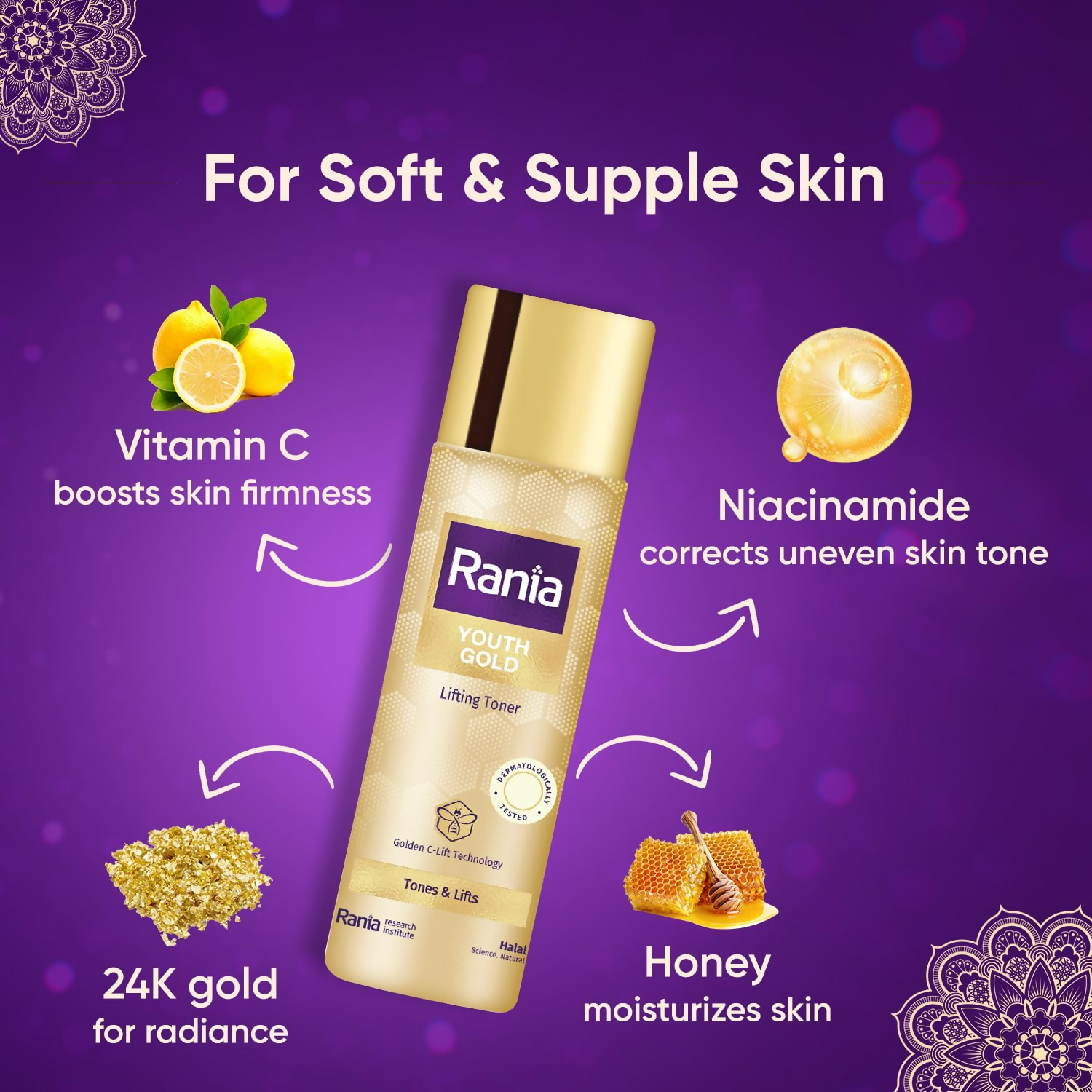 Rania Rose Water Alcohol Free Toner