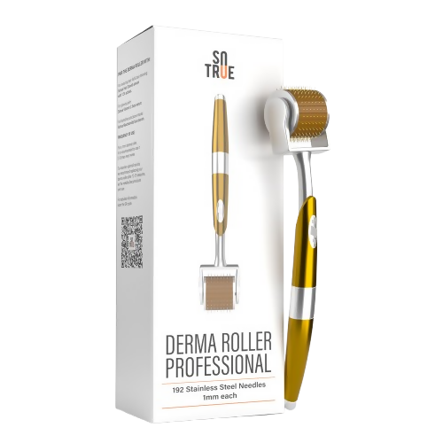 Sotrue Derma Roller Professional For Hair Growth 1 Mm With 192 Stainless Steel Needles