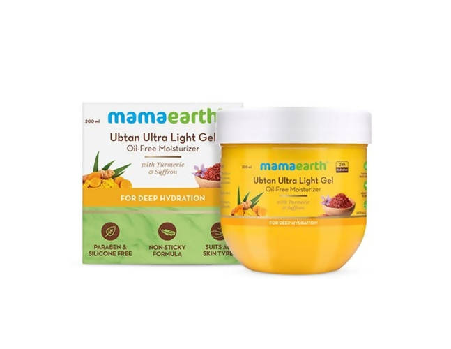 Mamaearth Ubtan Ultra Light Gel Oil-Free Moisturizer Hover Image