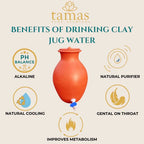 Tamas Handmade & Eco-Friendly Earthen Pot With Clay Lid & Tap
