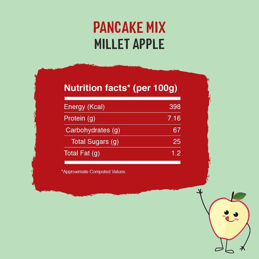 Timios Apple Millet Pancake with Cocoa