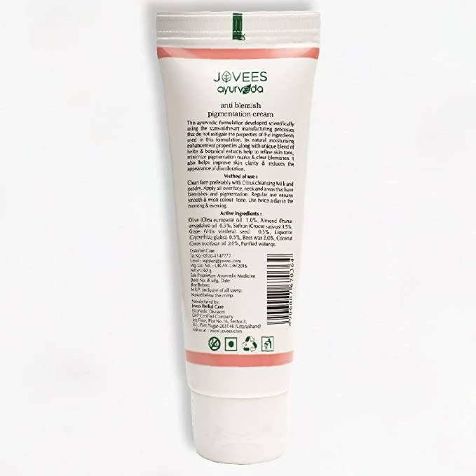 Jovees Ayurveda Anti Blemish Pigmentation Cream