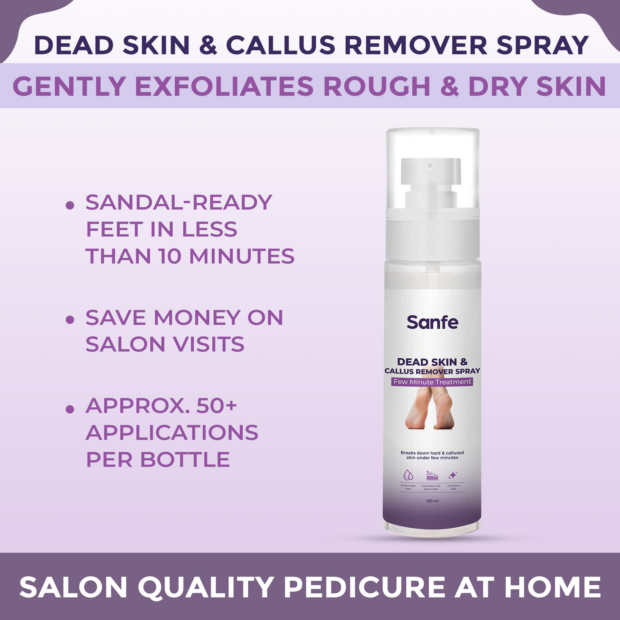 Sanfe Dead Skin & Callus Remover Spray
