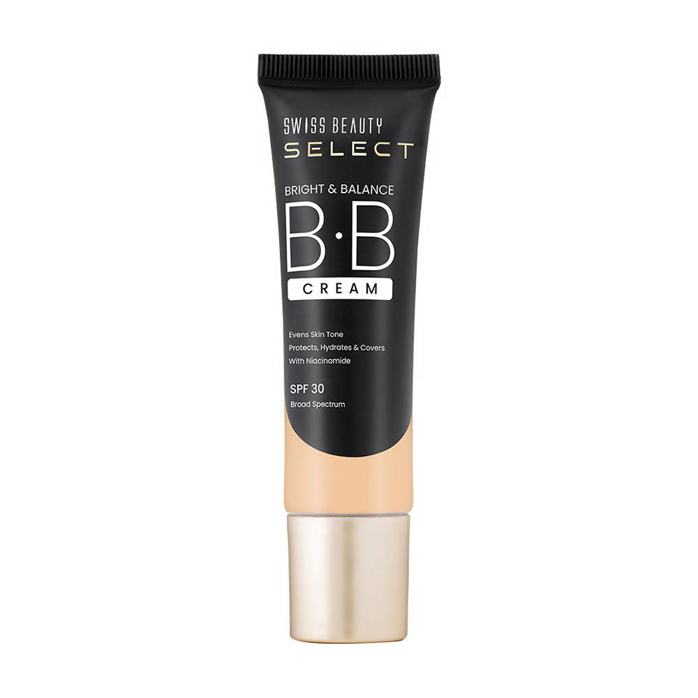 Swiss Beauty Select Bright & Balance BB Cream With Niacinamide - 5 Radiant Honey