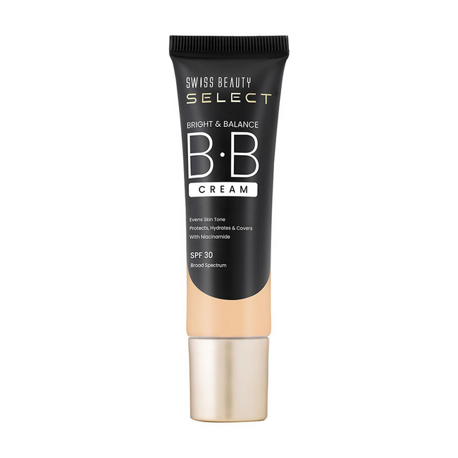 Swiss Beauty Select Bright & Balance BB Cream With Niacinamide - 5 Radiant Honey Hover Image