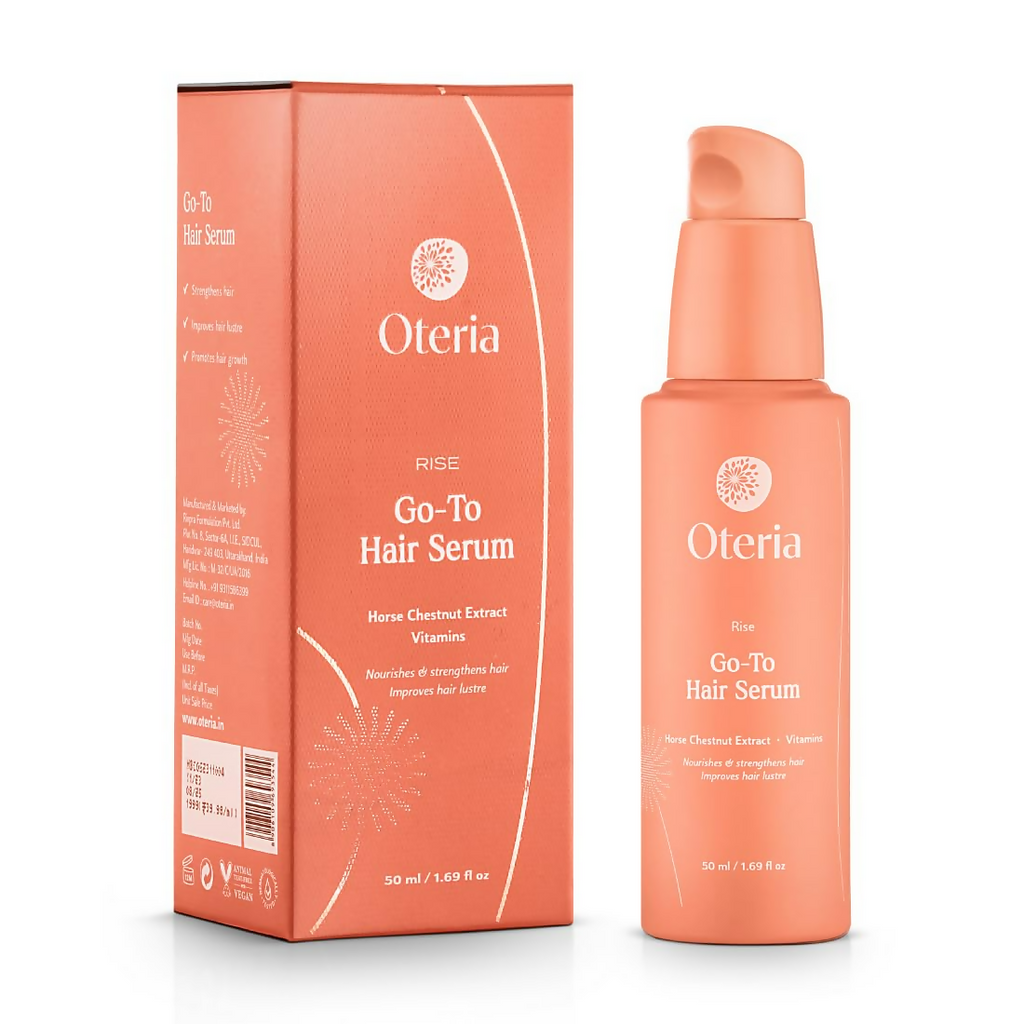 Oteria Go-To Hair Serum Premium Anti Frizz Hair Serum - Enriched with B-Vitamins & Niacinamide