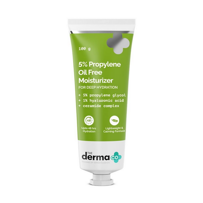The Derma Co 5% Propylene Oil Free Moisturizer - Limited Time Offer Hover Image