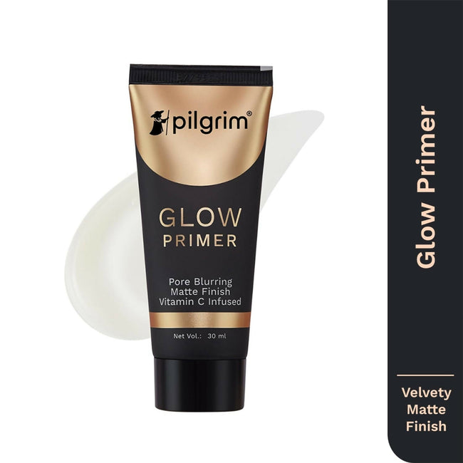 Pilgrim Glow Primer Pore Blurring Matte Finish Vitamin C Infused Main Image
