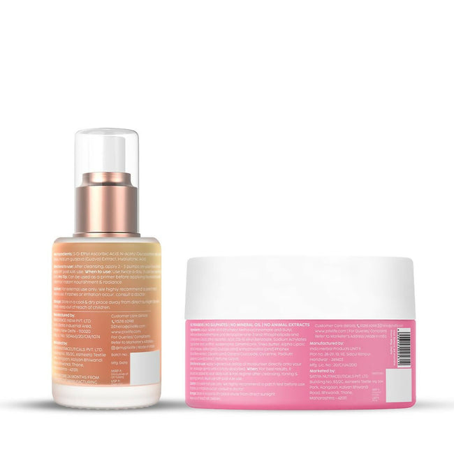 PLIX The Plant Fix 24k Guava Gold Lightweight Face Serum and Moisturizer Combo Main Image