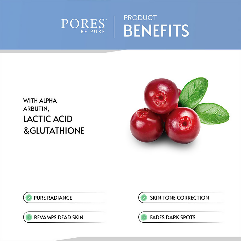 Pores Be Pure Skin Brightening & Exfoliating Face Wash With Glutathione
