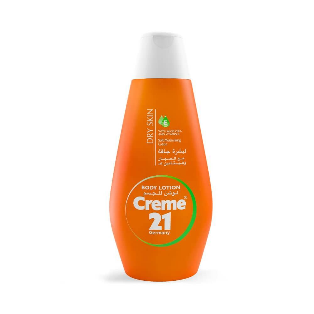 Creme 21 Body Lotion for Dry Skin with Aloe Vera & Vitamin E