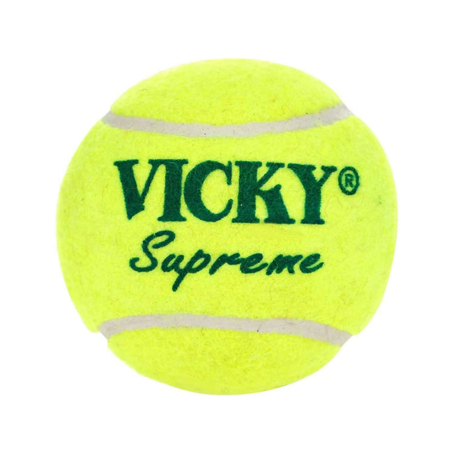 Vicky Supreme Yellow Tennis/Cricket Ball Heavy Multipurposeful Design & Durable Rubber Built Main Image