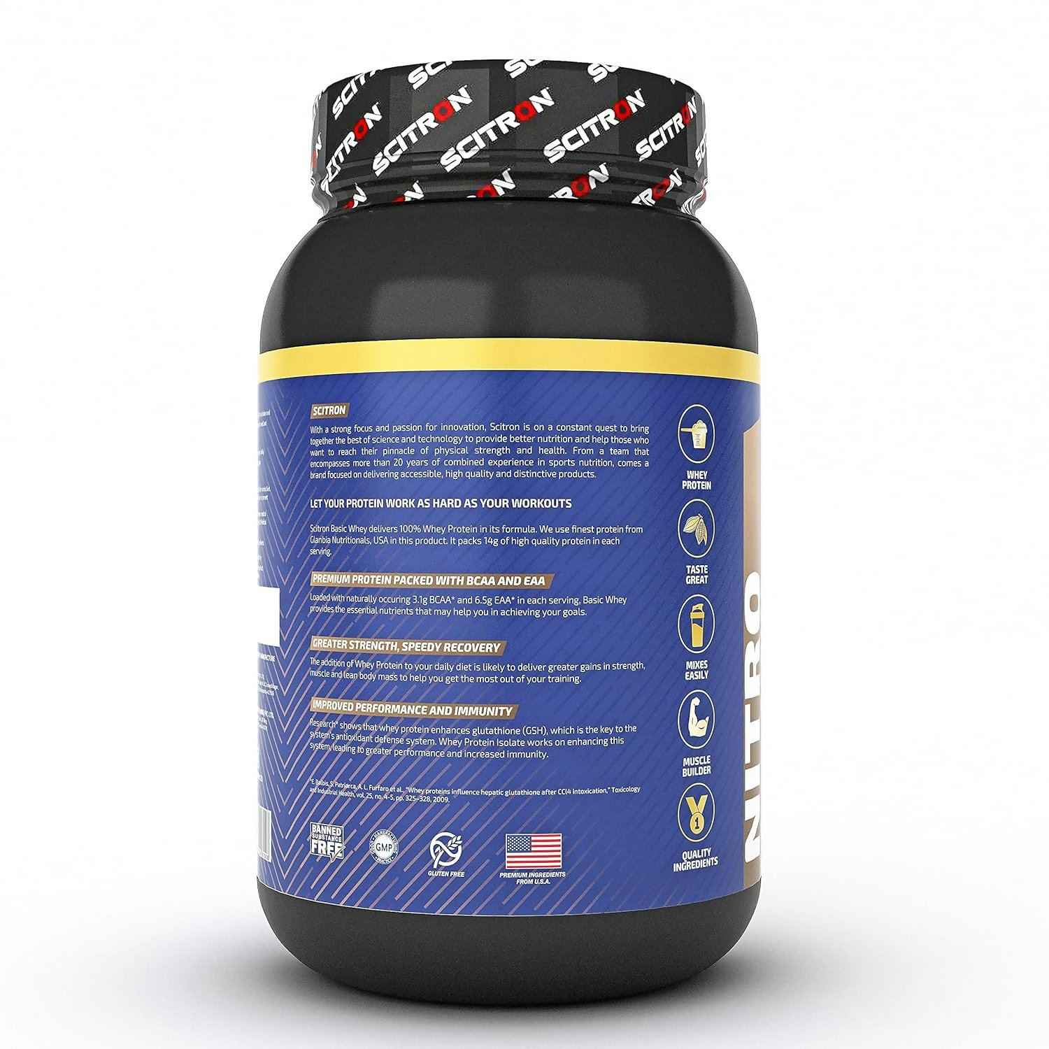 Scitron Nitro Series BASIC Whey Protein Chocolate Fantasy