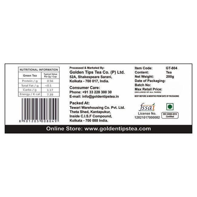 Golden Tips Green Tea - Tea Bags Main Image