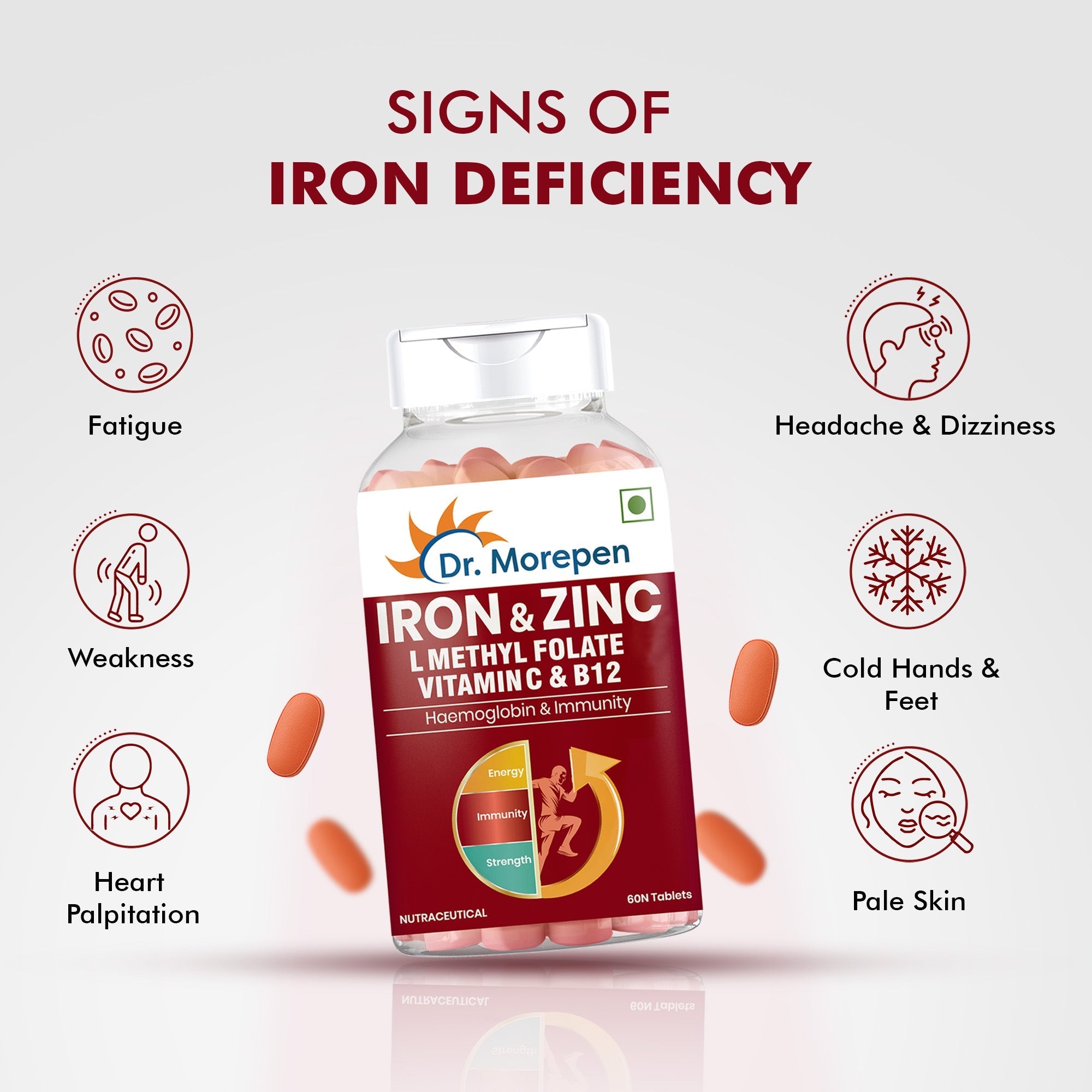 Dr. Morepen Iron & Zinc Tablets