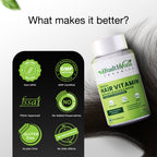 Health Veda Organics Advance Hair Vitamin with DHT Blocker & Biotin Capsules