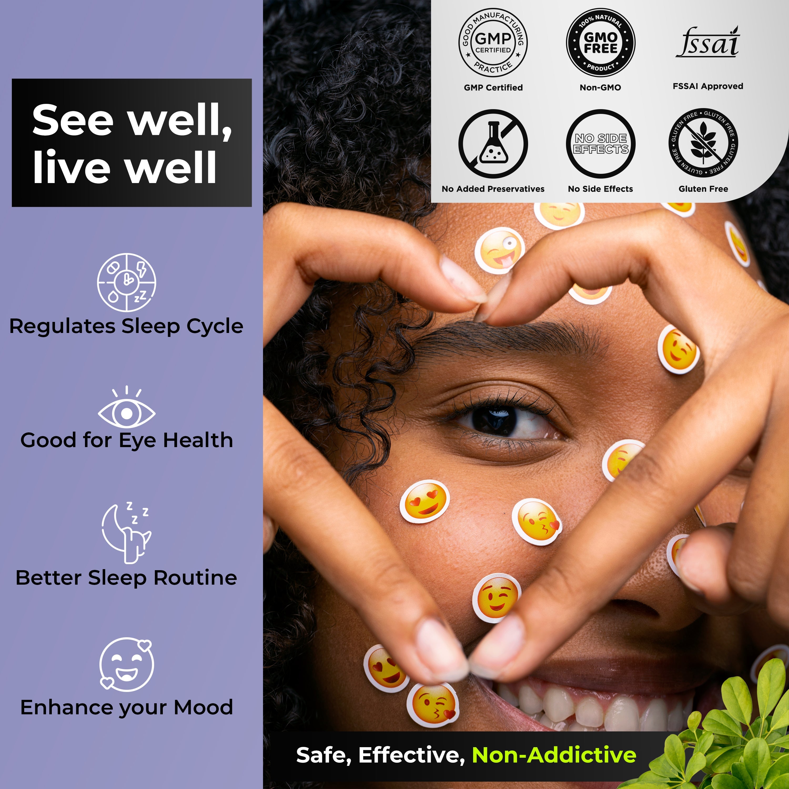 Health Veda Organics Plant Based Eye Care Supplements Tablets