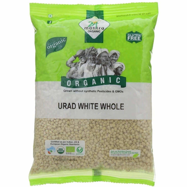 24 Mantra Organic Urad Dal,White Whole Hover Image