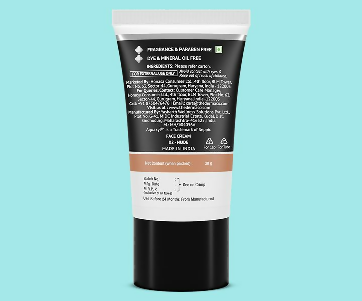 The Derma Co 2% Niacinamide Hydrating BB Cream with 1% Hyaluronic Acid Complex & Aquaxyl