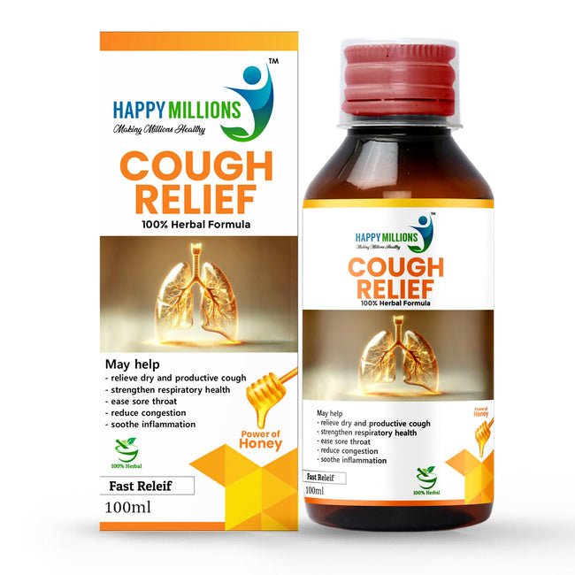 HappyMillions Cough Relief Syrup Hover Image