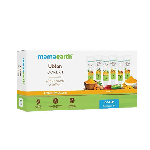 Mamaearth Ubtan Facial Kit with Turmeric & Saffron for Glowing Skin Hover Image
