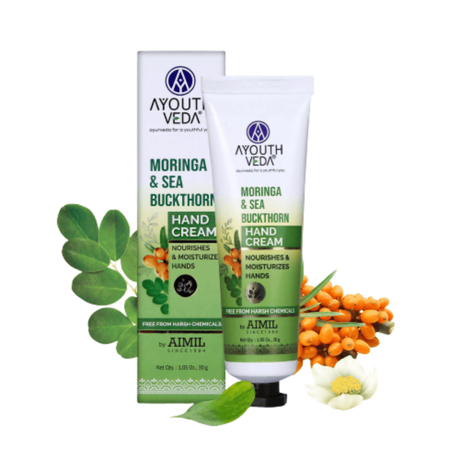Ayouthveda Moringa & Sea Buckthorn Hand Cream Hover Image