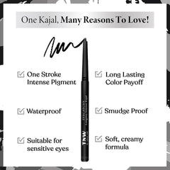 The Natural Wash Eyecatchy Longstay Intense Kajal - Black Pearl