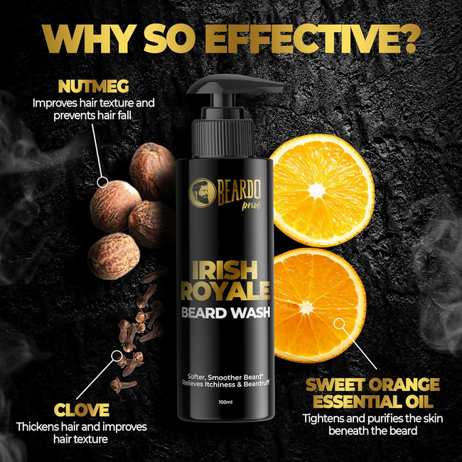 Beardo Prive Irish Royale Beard Wash Main Image