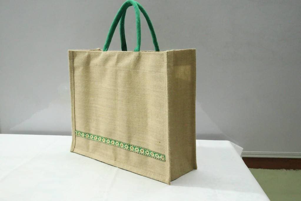 Natural Color Grocery Jute Bag