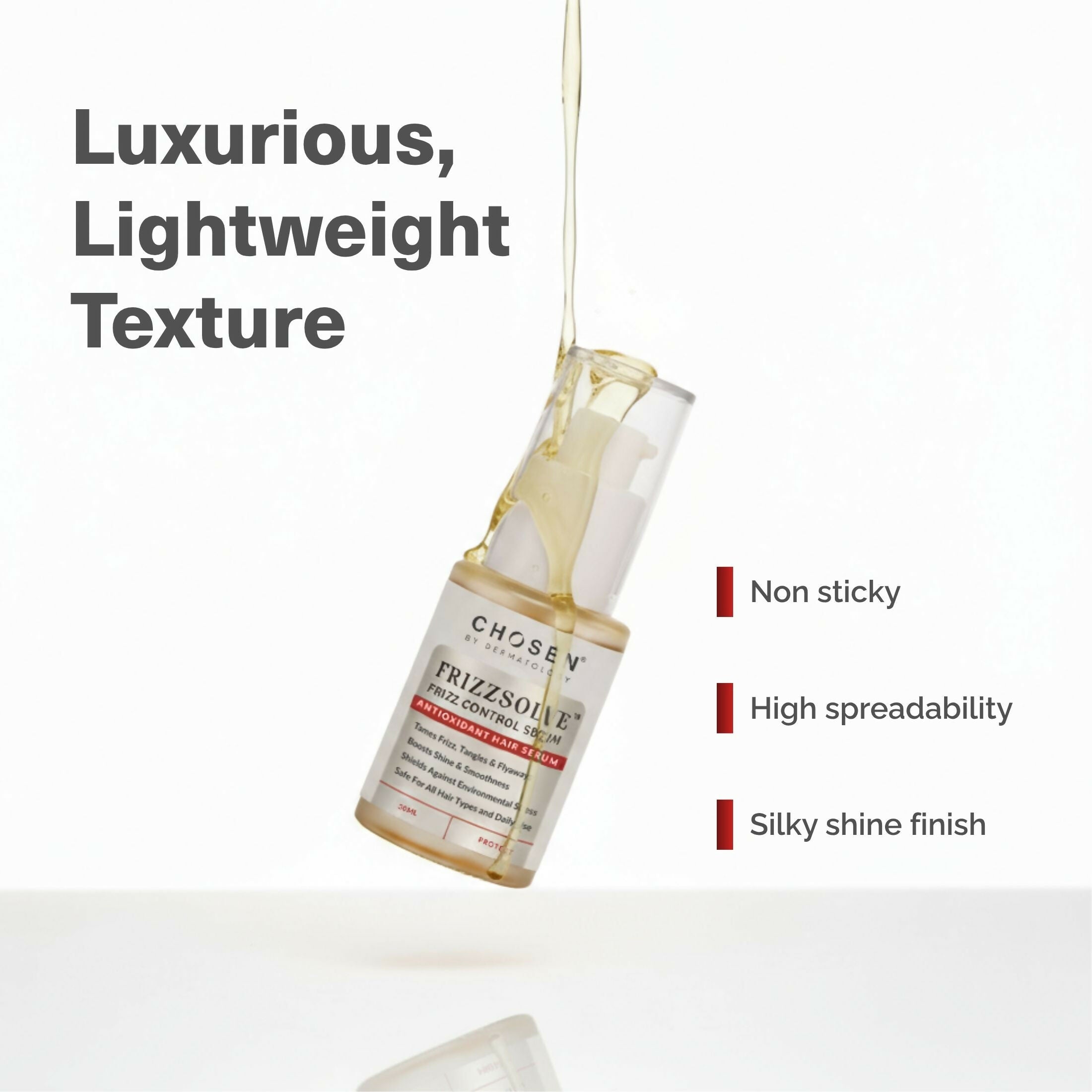 Chosen FrizzsolveFrizz Control Serum – Advanced Anti-Frizz Hair Serum With Astaxanthin