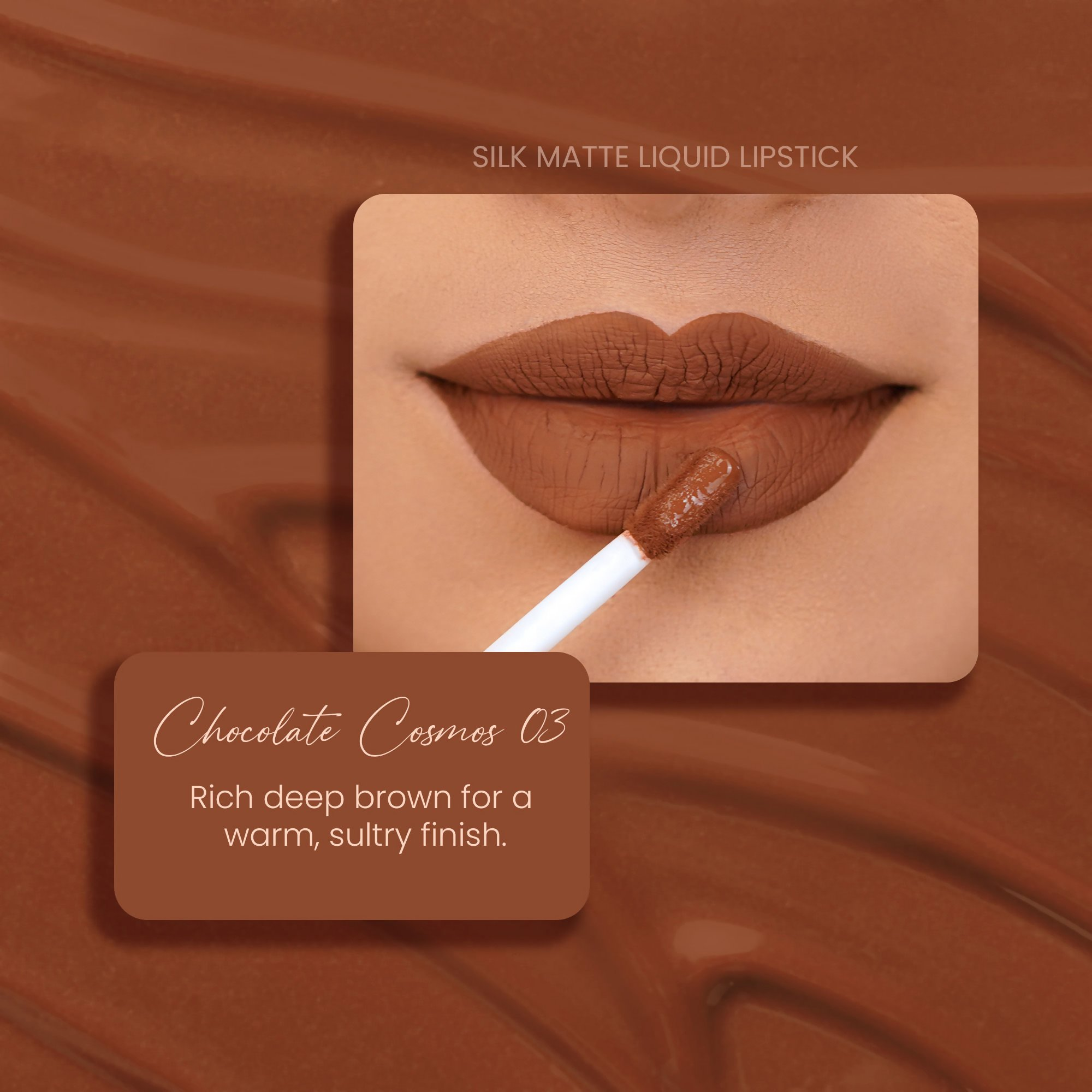 Parul Garg Beauty Silk Matte Liquid Lipstick - Chocolate Cosmos 03