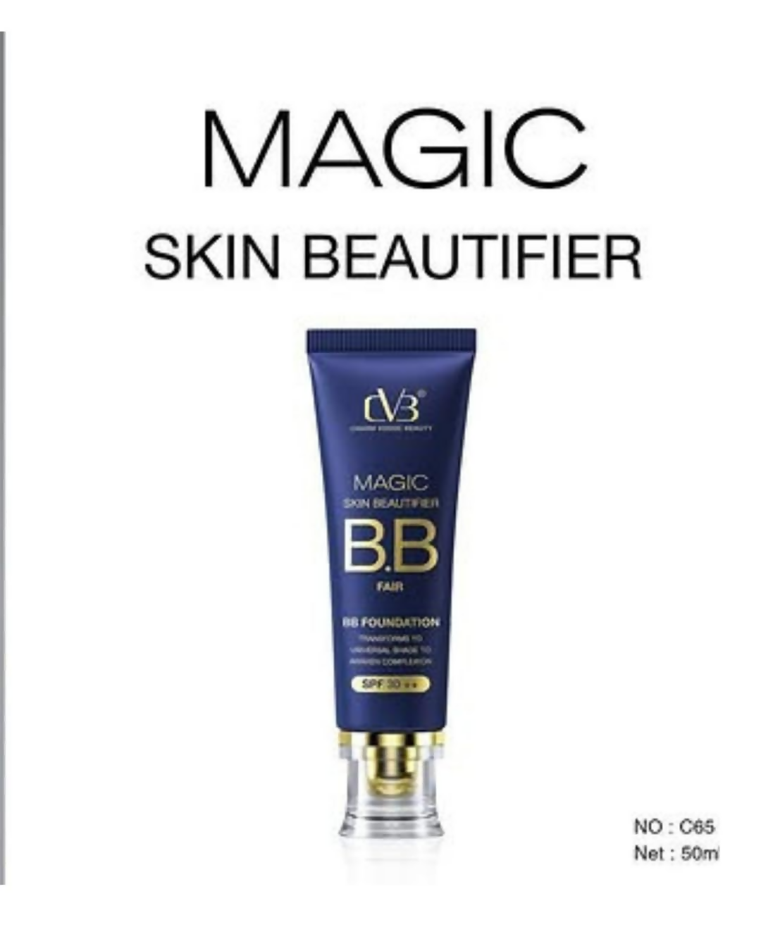 CVB C65 Magic Skin Beautifier BB Fair Cream
