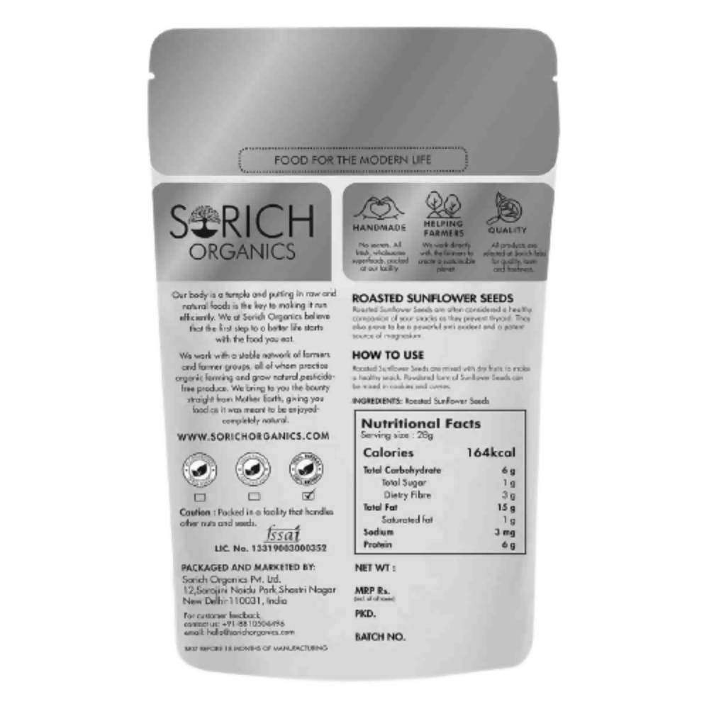 Sorich Organics Roasted Sunflower Seeds