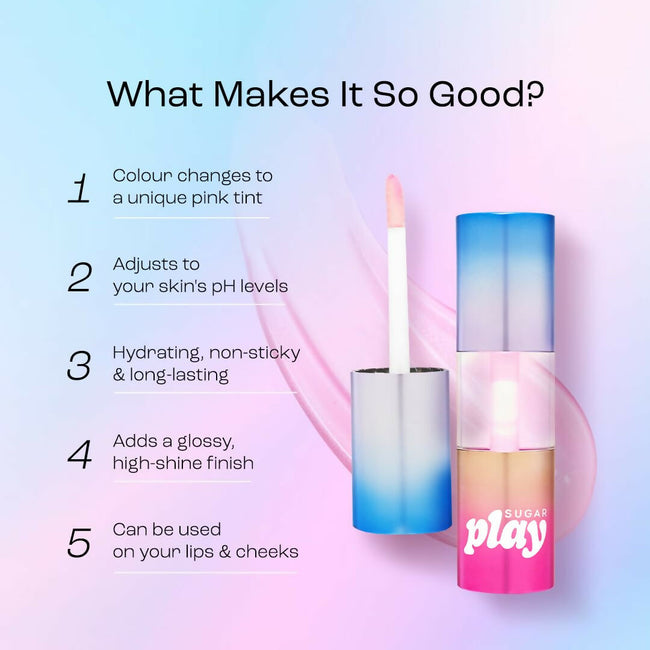 Sugar Play Mega Hype Color Changing Lip Oil Main Image